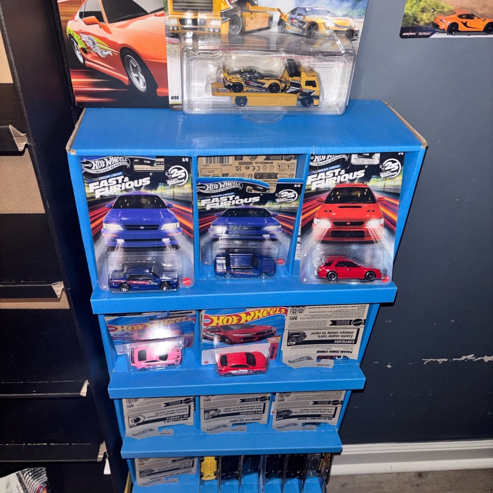 Hot Wheels Fast & Furious Die-Cast Toy Car - Blue and Red